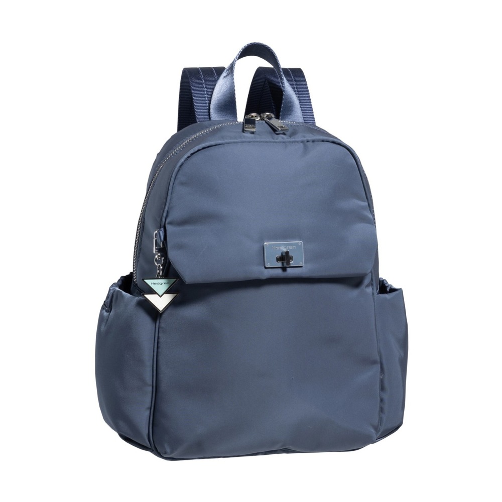 Hedgren Baltic Blue Balanced Medium Women Backpack Water-Resistant RFID-blocking